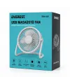 Usb Şarjlı - Pvc Gövde 14.5x14.1cm Masa Üstü Fan - Vantilatör Efn-505