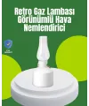 Usb Şarjlı Retro Gaz Lambası Hava Nemlendirici Led Atmosfer Işıklı