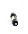 Usb Şarjlı Zoomlu Mini El Feneri 3 Mod Yan Cob Led Çakar Q5 Güçlü Işık Kutulu