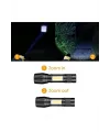 Usb Şarjlı Zoomlu Mini El Feneri Q5 Güçlü Işık Yan Cob Led Sos Mod Kutulu Taşınabilir
