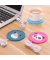 USB Silikon Bardak Altı Isıtıcı