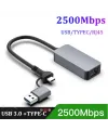 Usb/Type C 2.5G Ethernet Çevirici ZR1144