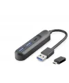 Usb Type-c 3.2 Gen1 Hub 3 Port 5 Gbps Siyah U35G05