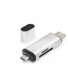 Usb Type-c Otg Kart Okuyucu Sd Microsd 480 Mbps Gri HDX7053