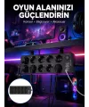 Usb Ve Type-c Çıkışlı 10lu Akım Korumalı Çoklu Priz Güç Dağıtıcı