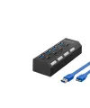 Usb3.0 Hub 4*Usb 50Cm Siyah HDX7023