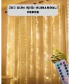 Uzaktan Kumandalı Perde Tipi Günışığı Peri Led Işık Dekorasyon