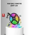 Uzaktan Kumandalı Rgb Smart Şerit Led Işık Esnek Ve Taşınabilir Dekorasyon
