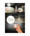 Uzaktan Kumandalı Yapışkanlı 3lü Led Spot Lamba