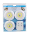 Uzaktan Kumandalı Yapışkanlı 3lü Led Spot Lamba