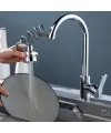 Uzatılabilir Hortumlu 3 Fonksiyonlu Musluk Başlığı