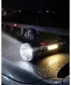 Uzun Menzilli Işıldak Şarjlı 9 Led 4 Kademeli Aydınlatma