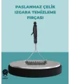 Uzun Saplı Paslanmaz Çelik Izgara Temizlik Fırçası