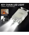 V15 Edc El Feneri 1200lm Anahtarlık Işık Tip-c Şarj Edilebilir Taşınabilir Mini Torch Mıknatıs Klips Ile Kamp Cep Fener