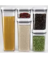 Vakumlu Kare Saklama Kabı - 0,50 Litre