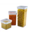 Vakumlu Kare Saklama Kabı - 0,50 Litre