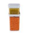 Vakumlu Kare Saklama Kabı - 1 Litre