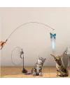 Vantuzlu Tüylü Zilli Olta Kedi Oyuncağı