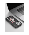 Venco Apple iPhone 15 Pro Max Perma Desenli Kapak - Siyah
