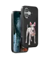 Venco Apple iPhone 16 Perma Desenli Kapak - Siyah