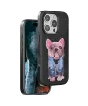 Venco Apple iPhone 16 Pro Max Cute Desenli Kapak - Siyah