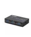 Vga Switch 54 Mhz 2 Giriş 1 Çikiş Butonlu Geçiş 2 Port HDX1280