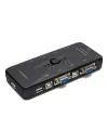 Vga Usb Kvm Swıtch 4 In 1 Out + 4 Port Usb Console - Sıyah HD230