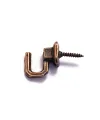 Vidalı Kanca, Askı Küçük - 15x23mm, Eskitme - 100 Adet