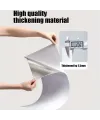 VİNİL BEYAZ MERMER DESENLİ ALÜMİNYUM PLASTİK DUVAR STİCKER (30X30)