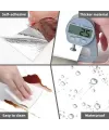 VİNİL BEYAZ MERMER DESENLİ ALÜMİNYUM PLASTİK DUVAR STİCKER (30X30)