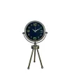 Vintage Tripod Eskitme Metal Üç Ayaklı Masa Saati