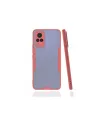 Vivo V21 Kılıf Platin Silikon - Pembe