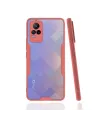 Vivo V21e Kılıf Platin Silikon - Pembe