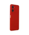 Vivo Y16 Kılıf First Silikon - Kırmızı