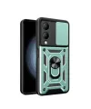 Vivo Y17s Kılıf Pars Lens Yüzüklü Silikon - Yeşil
