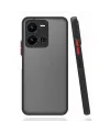 Vivo Y22s Kılıf Montreal Silikon Kapak - Siyah