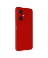 Vivo Y27 Kılıf Nano İçi Kadife Silikon - Kırmızı