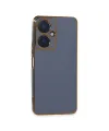 Vivo Y27 Kılıf Volet Silikon - Mavi