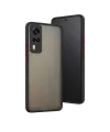 Vivo Y53s Kılıf Montreal Silikon Kapak - Siyah