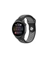 Watch 20mm Spor Delikli Kordon (saat Değildir) - Siyah-gri