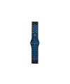 Watch 20mm Spor Delikli Kordon - Siyah-mavi