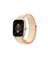 Watch 22mm Hasırlı Cırtcırtlı Kordon - Krem