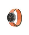 Watch 22mm Hasırlı Cırtcırtlı Kordon - Turuncu