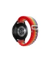 Watch 22mm Kr410 Kumaş Kordon (saat Değildir) - Gökkuşağı 1
