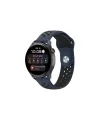 Watch 22mm Spor Delikli Kordon (saat Değildir) - Lacivert-siyah