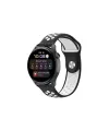 Watch 22mm Spor Delikli Kordon (saat Değildir) - Siyah-beyaz