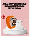 Watch 9 Max Akıllı Saat 45 Mm Geniş Ekran Kulaklık Seti