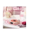 Waves Nostalji Plak Görünümlü Bluetooth Hoparlör 3d Ses Dalgası Retro Müzik Plak Pembe