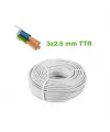 West Kablo Ttr 3x2.5 Mm Cca Kablo 100 Mt IEGL6HH