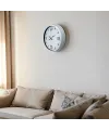 White Index 40 Cm Metal Duvar Saati